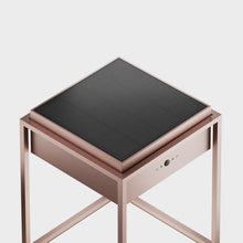 Load image into Gallery viewer, Qua Outdoor LED Solar Portable Table Lamp in Detail.
