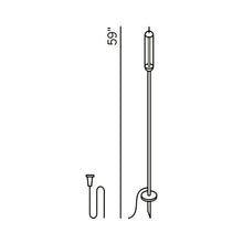 Load image into Gallery viewer, Reed LED Solar Join - line drawing.
