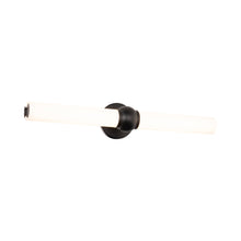 Load image into Gallery viewer, Juliet LED Bath Wall Light in Black (Large).
