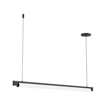 Load image into Gallery viewer, Keel™ LED Linear Pendant Light in Satin Black (Small).
