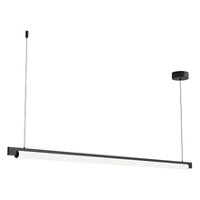 Load image into Gallery viewer, Keel™ LED Linear Pendant Light in Satin Black (Large).
