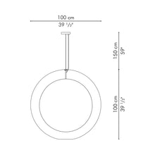 Load image into Gallery viewer, C U C Me Pendant Light - line drawing.
