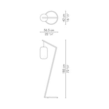 Load image into Gallery viewer, Kai Z Floor Lamp - line drawing.
