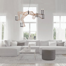 Load image into Gallery viewer, Limbo Acrobat Chandelier in Detail.
