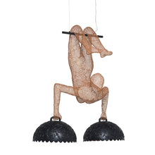 Load image into Gallery viewer, Limbo Trapeze Chandelier in Detail.
