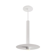 Load image into Gallery viewer, Combi LED Aluminum Pendant Light in Matte White/Matte White (12-Inch).
