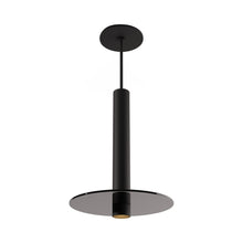 Load image into Gallery viewer, Combi LED Glass Pendant Light in Matte Black/Dark Grey (12-Inch).
