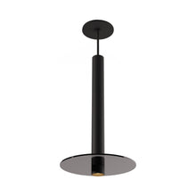 Load image into Gallery viewer, Combi LED Glass Pendant Light in Matte Black/Dark Grey (16-Inch).
