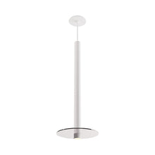 Load image into Gallery viewer, Combi LED Glass Pendant Light in Matte White/Clear (24-Inch).
