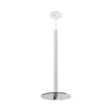 Load image into Gallery viewer, Combi LED Glass Pendant Light in Matte White/Dark Grey (24-Inch).
