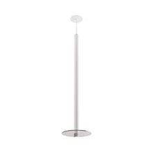 Load image into Gallery viewer, Combi LED Glass Pendant Light in Matte White/Clear (36-Inch).
