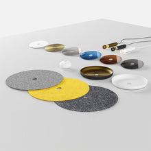 Load image into Gallery viewer, Combi Linear 3 LED Glass Pendant Light in Detail.
