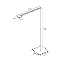 Load image into Gallery viewer, Focaccia LED Floor Lamp - line drawing.
