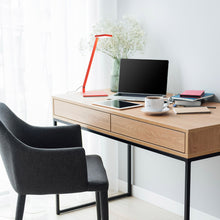 Load image into Gallery viewer, Focaccia Solo LED Desk Lamp in office.
