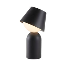 Load image into Gallery viewer, Guy Indoor/Outdoor LED Table Lamp in Matte Black (None).
