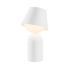 Load image into Gallery viewer, Guy Indoor/Outdoor LED Table Lamp in Matte White (None).
