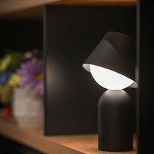 Load image into Gallery viewer, Guy Indoor/Outdoor LED Table Lamp in living room.
