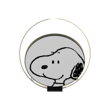 Load image into Gallery viewer, Peanuts Gravy LED Wall Light in Metallic Black (Snoopy).
