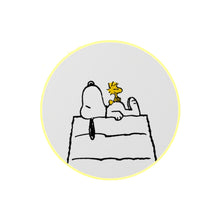 Load image into Gallery viewer, Peanuts Ramen LED Wall Light in Snoopy Woodstock (9-Inch).
