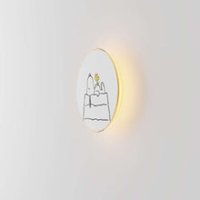 Load image into Gallery viewer, Peanuts Ramen LED Wall Light in Detail.
