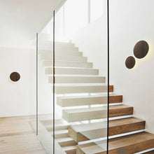 Load image into Gallery viewer, Ramen LED Outdoor Wall Light in stair.
