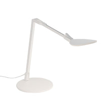 Load image into Gallery viewer, Splitty Reach LED Desk Lamp in Matte White/Standard Desk Base.
