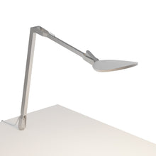Load image into Gallery viewer, Splitty Reach Pro LED Desk Lamp in Silver/Through Table Mount.
