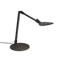 Load image into Gallery viewer, Splitty Reach Pro LED Desk Lamp in Matte Black/Wireless Charging Base.

