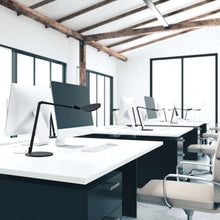 Load image into Gallery viewer, Splitty Reach Pro LED Desk Lamp in office.
