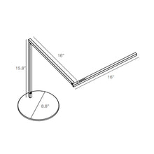 Load image into Gallery viewer, Z-Bar Gen 4 LED Desk Lamp - line drawing.
