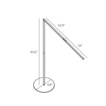 Load image into Gallery viewer, Z-Bar Gen 4 LED Floor Lamp - line drawing.
