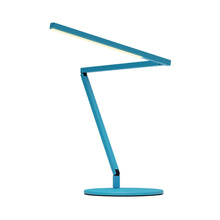 Load image into Gallery viewer, Z-Bar Mini Gen 4 LED Desk Lamp in Matte Blue.
