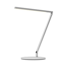 Load image into Gallery viewer, Z-Bar Solo Pro Gen 4 LED Desk Lamp in Silver.
