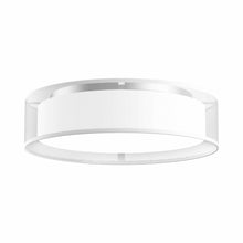 Load image into Gallery viewer, Dalton LED Flush Mount Ceiling Light in White Organza (Small).
