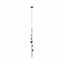 Load image into Gallery viewer, Geode LED Pendant Light in Black.
