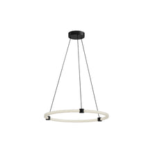 Load image into Gallery viewer, Bruni LED Pendant Light in Textured Black (24-Inch).
