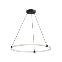 Load image into Gallery viewer, Bruni LED Pendant Light in Textured Black (32-Inch).
