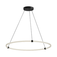 Load image into Gallery viewer, Bruni LED Pendant Light in Textured Black (48-Inch).
