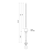 Load image into Gallery viewer, Dorian Outdoor LED Landscape Light - line drawing.
