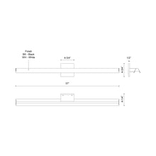 Load image into Gallery viewer, Galleria LED Picture Light - line drawing.
