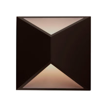 Load image into Gallery viewer, Indio Outdoor LED Wall Light in Bronze (Square).
