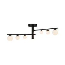 Load image into Gallery viewer, Juniper LED Semi-Flush Mount Ceiling Light in Detail.

