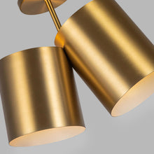 Load image into Gallery viewer, Keiko Semi-Flush Mount Ceiling Light in Detail.
