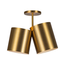 Load image into Gallery viewer, Keiko Semi-Flush Mount Ceiling Light in Detail.
