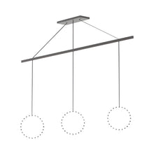 Load image into Gallery viewer, Marquee Linear Pendant Light Canopy in Graphite (3-Head).
