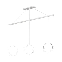 Load image into Gallery viewer, Marquee Linear Pendant Light Canopy in White (3-Head).
