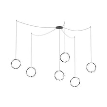 Load image into Gallery viewer, Marquee Multi-Pendant Light Canopy in Graphite.
