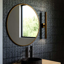 Load image into Gallery viewer, Mason LED Wall Light in bathroom.
