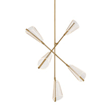 Load image into Gallery viewer, Mulberry LED Chandelier in Detail.
