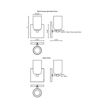 Load image into Gallery viewer, Nola Wall Light - line drawing.
